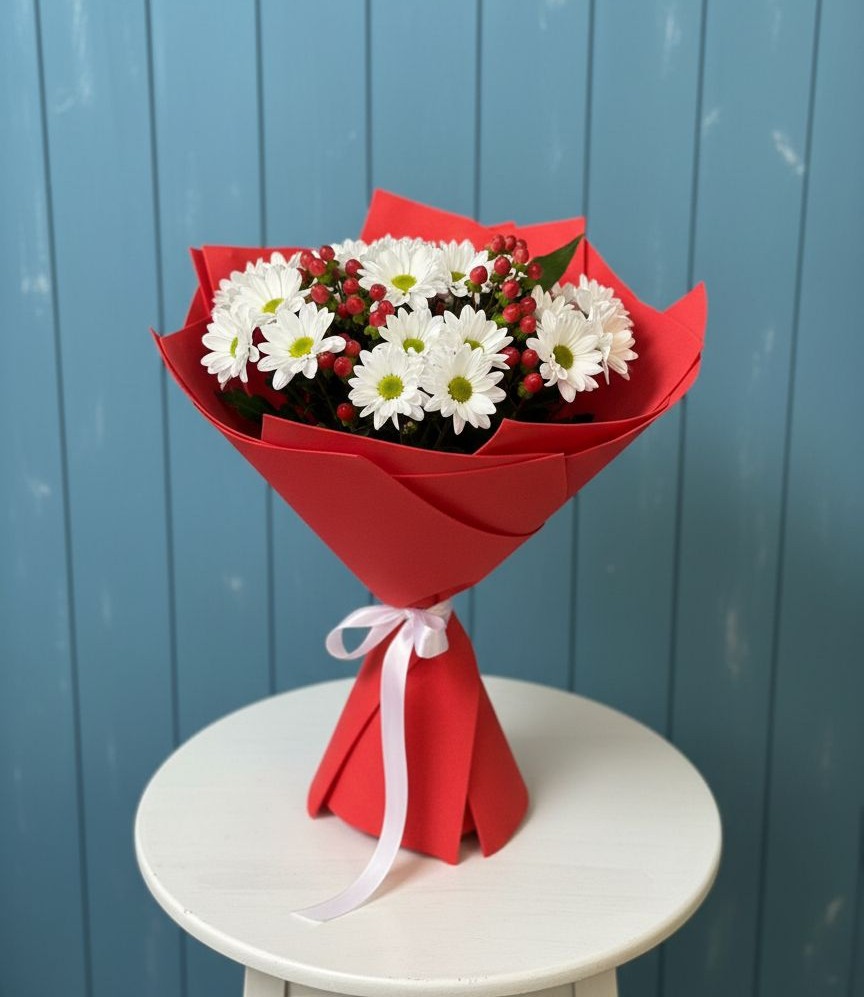 Букет цветов из: Хризантемы в Московском