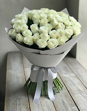Букет 35 Белых роз в Московском