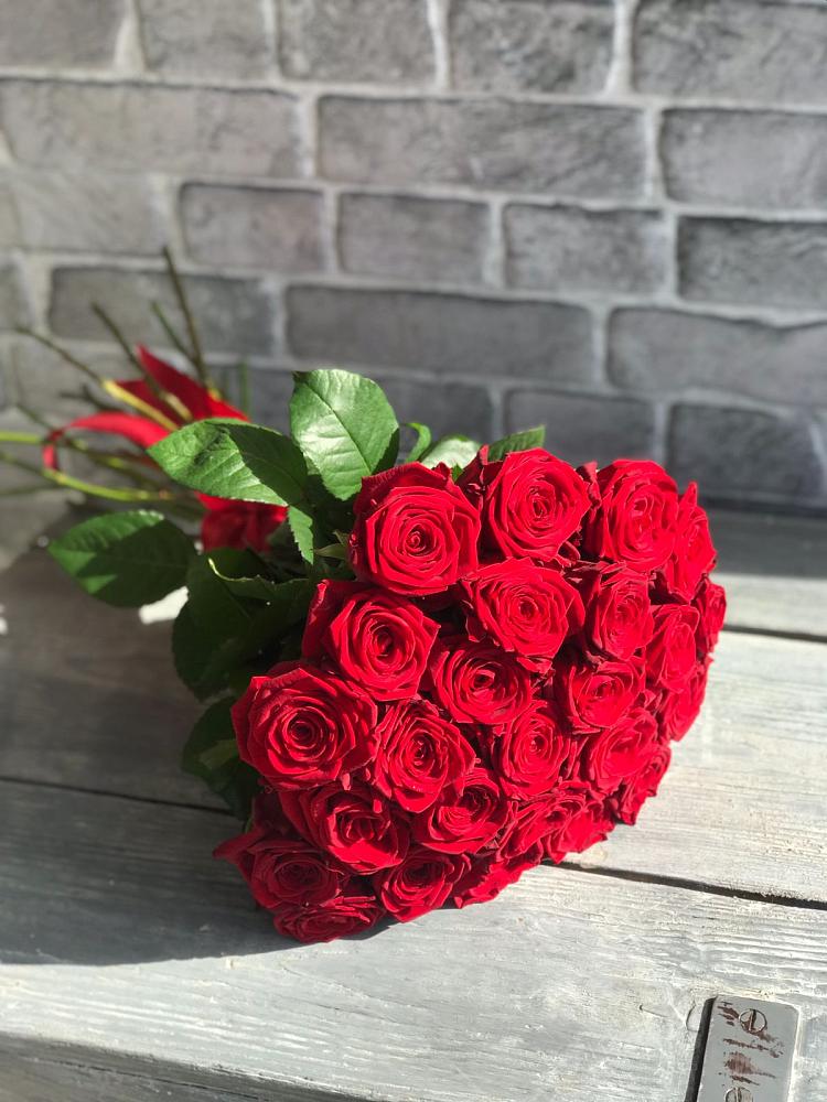 Букет Красные розы Фридом в Московском