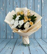 Букет цветов из:  Розы и Хризантемы в Московском