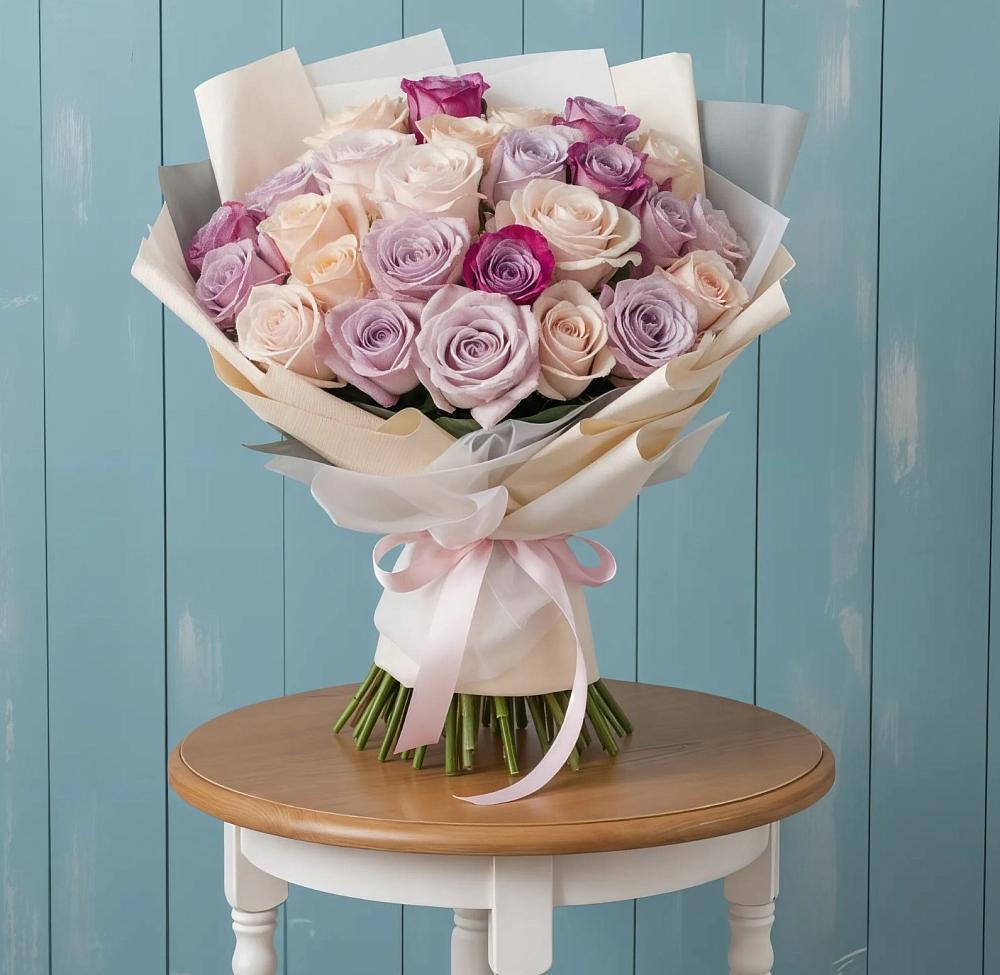 Букет цветов из: Розы в Московском