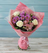 Букет цветов из:  Герберы #REPLACE_PRED# Московском