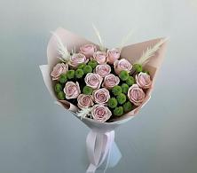 Букет цветов из:  Розы и Хризантемы #REPLACE_PRED# Московском