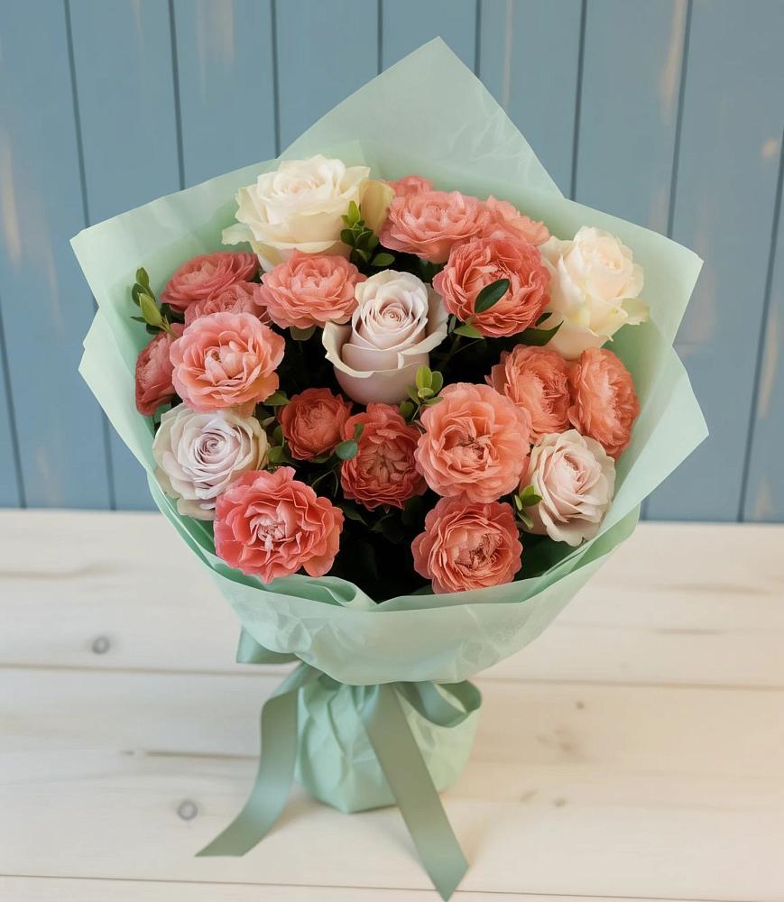 Букет цветов из: Розы в Московском