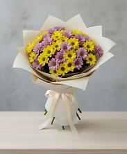 Букет цветов из:  Хризантемы в Московском