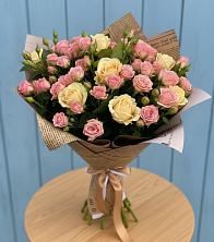 Букет цветов из:  Розы в Московском